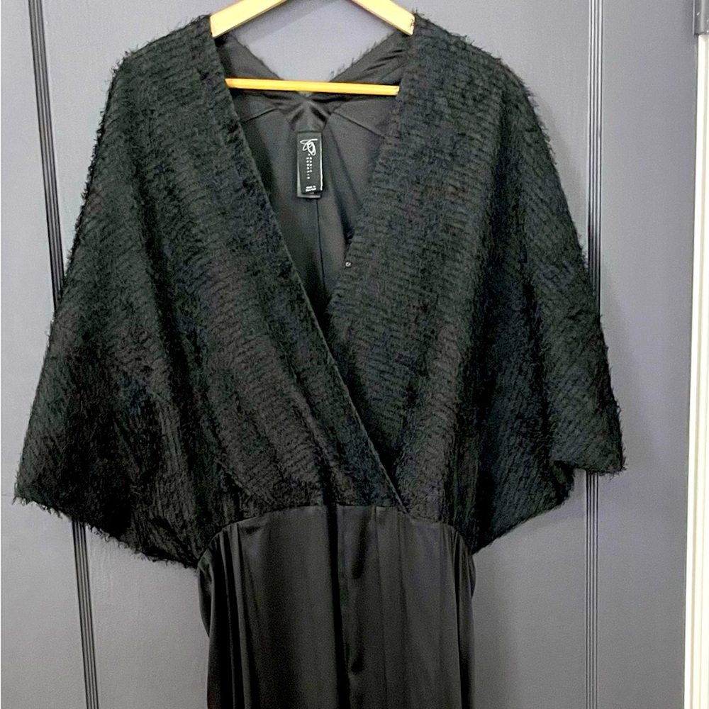 Zero Maria+Cornejo black batwing dress